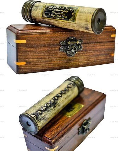 Handmade brass kaleidoscope - brass,
