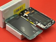 Genuine Samsung S6 Edge SM-G925 Lcd and Touchpad with Frame in Green-GH97-17162E