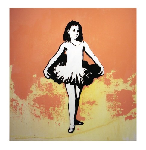 Blek rat ballerina medium - blek,
