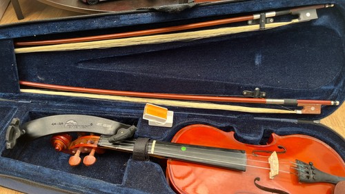 Student violin outfit with - violin,