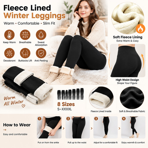 Women fleece lined - fleece, thermal
