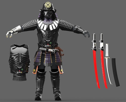 Samurai darth vader figure - vader,