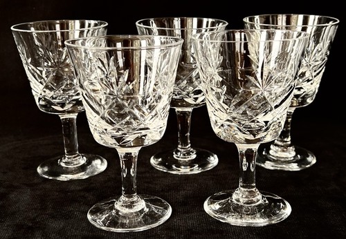 Hand cut vintage crystal - vintage,