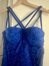 Evita Size 14 Colbat Blue Lace