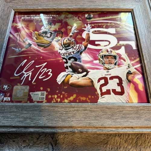 Christian mccaffrey signed - christian,