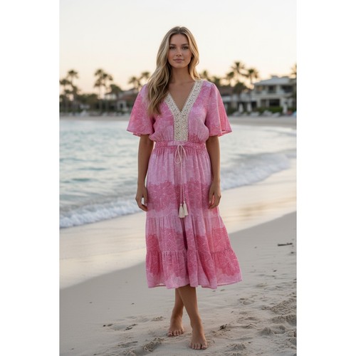 Sunday amor pink paisley - amor,