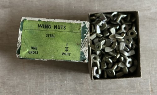 Vintage box inch - of, ¼