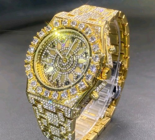 Men fully iced out - iced, watch