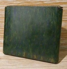 Vintage 1930's Green Bakelite Wunup Style Cigarette Case