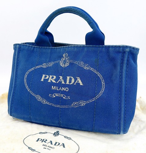 Authentic prada canapa blue - authentic,