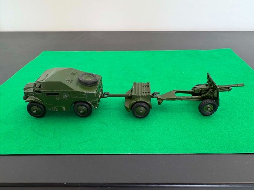 Dinky 697 pounder field gun - dinky,