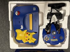 pokemon pikachu nintendo 64 console boxed