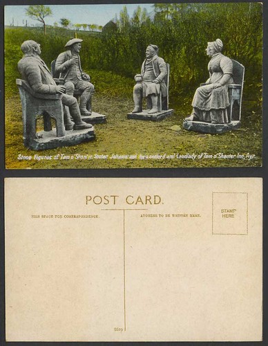 Ayr stone figure tam shanter - ayr,