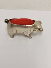Sterling Silver Pig Pin