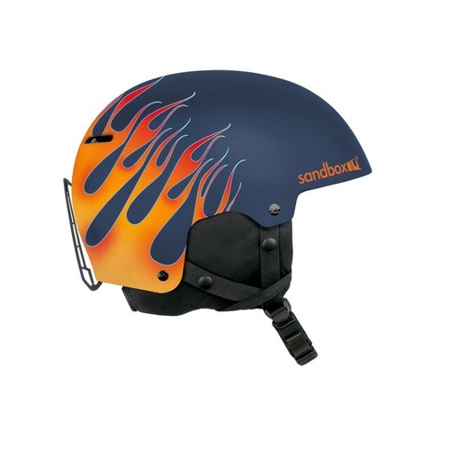 Flames snowboard helmet - snowboard,