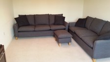 Linea Capri Sofas & footstool from House of Fraser