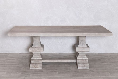 Wooden dining table french - dining,