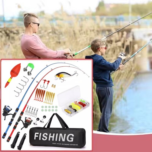 Fishing pole set - fishing, telescopic