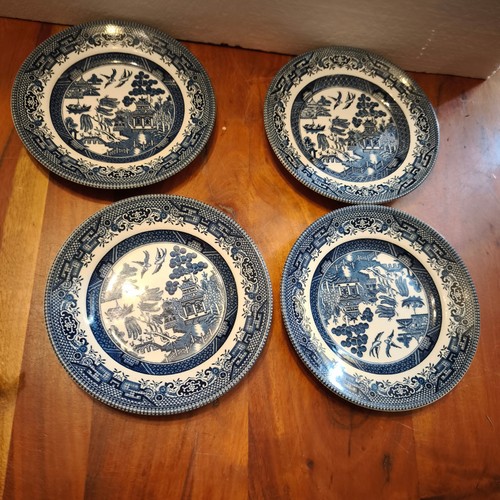 Churchill blue white - blue, willow