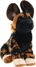 Wild Republic African Wild Dog Plush Soft Toy, Cuddlekins Cuddly Toys, Gifts for