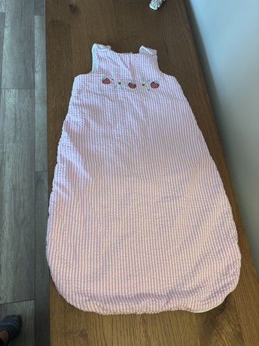 Pink white seersucker - white,