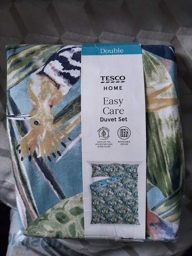 Tesco tropical birds duvet - tropical,