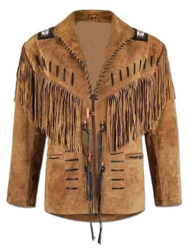 Mens brown real suede - suede, western