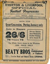 LIVERPOOL - England Whites v Stripes (International Trial @ Anfield) 1910 