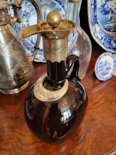 Victorian antique brown glass - victorian,