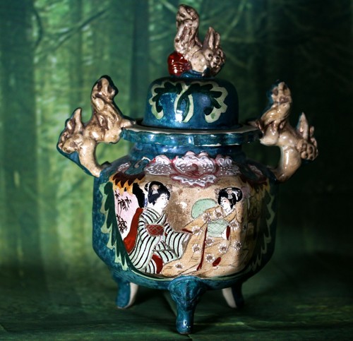 Antique vase urn - antique, satsuma