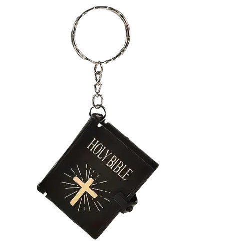 Holy bible keyring religious - holy,