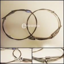 Classic Mini HYDROLASTIC Handbrake Cable PAIR GVC1021 austin morris hydro cooper