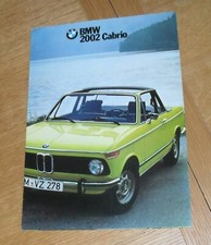 BMW 2002 Cabriolet Brochure
