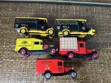 5 Toy Car Lledo Vintage Van Colmans Mustard Royal Mail Ringtones Tea Brooke Bond