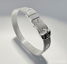 Exquisite 925 Sterling Silver Belt Buckle Bracelet