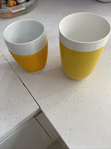 Bodum yellow orange cups - orange,