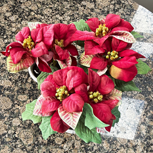 Artificial poinsettia - artificial,