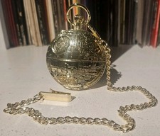 Star Wars Death Star Music Pocket Watch Octagonal Box Retro Mechanical FlipCover