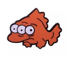 The Simpsons Blinky The 3 Eyed Fish Toxic Waste Lake Metal Enamel pin badge 