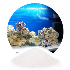 White Aquarium Sand Natural