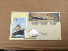 Benham Coin cover of Titanic