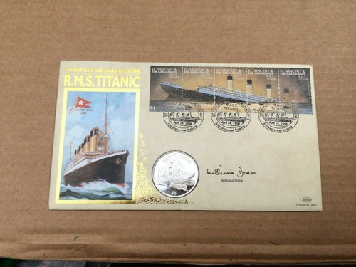 Benham coin cover titanic - coin,