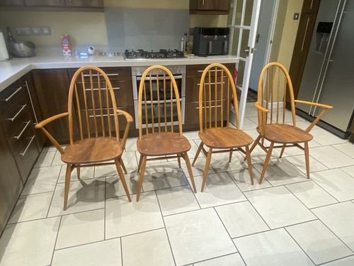 Ercol quaker dining chairs - ercol,