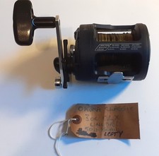 OKUMA CLASSIC CL 30LX LEFT HAND LEVEL WIND BOAT REEL LOADED WITH 50LB BRAID