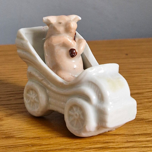 Antique german porcelain pink - german,