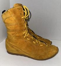 Men's Tricker's Yellow Suede