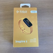 Fitbit Inspire 3 Health & Fitness Tracker - FB424BKYW - Morning Glow : BRAND NEW
