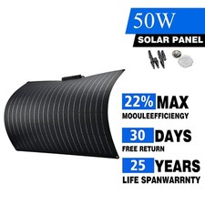 50W Full Black Flexible Solar