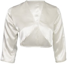Dressy Satin Bolero Shrug Top