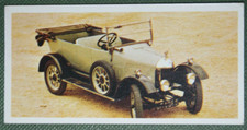 BULLNOSE MORRIS COWLEY TOURER 1924    Vintage 1970's Card  JE23